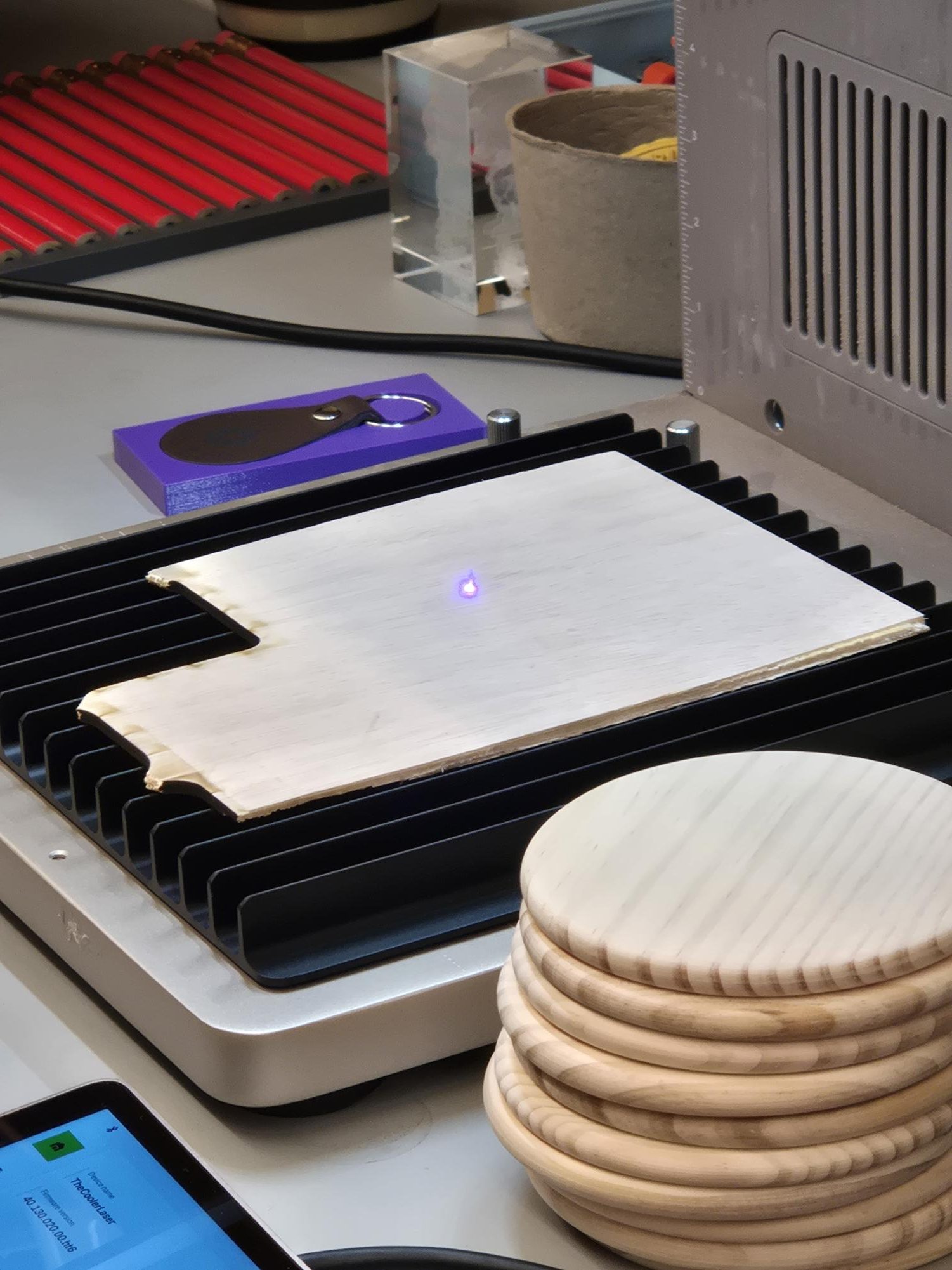 Fab Lab workshop brings student designs to life with laser engraving