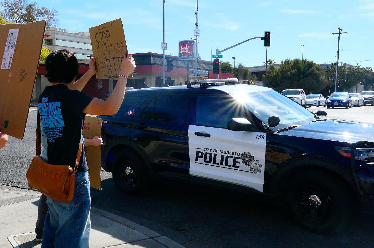 MJC students hold "Protect the Kids" protest in Modesto
