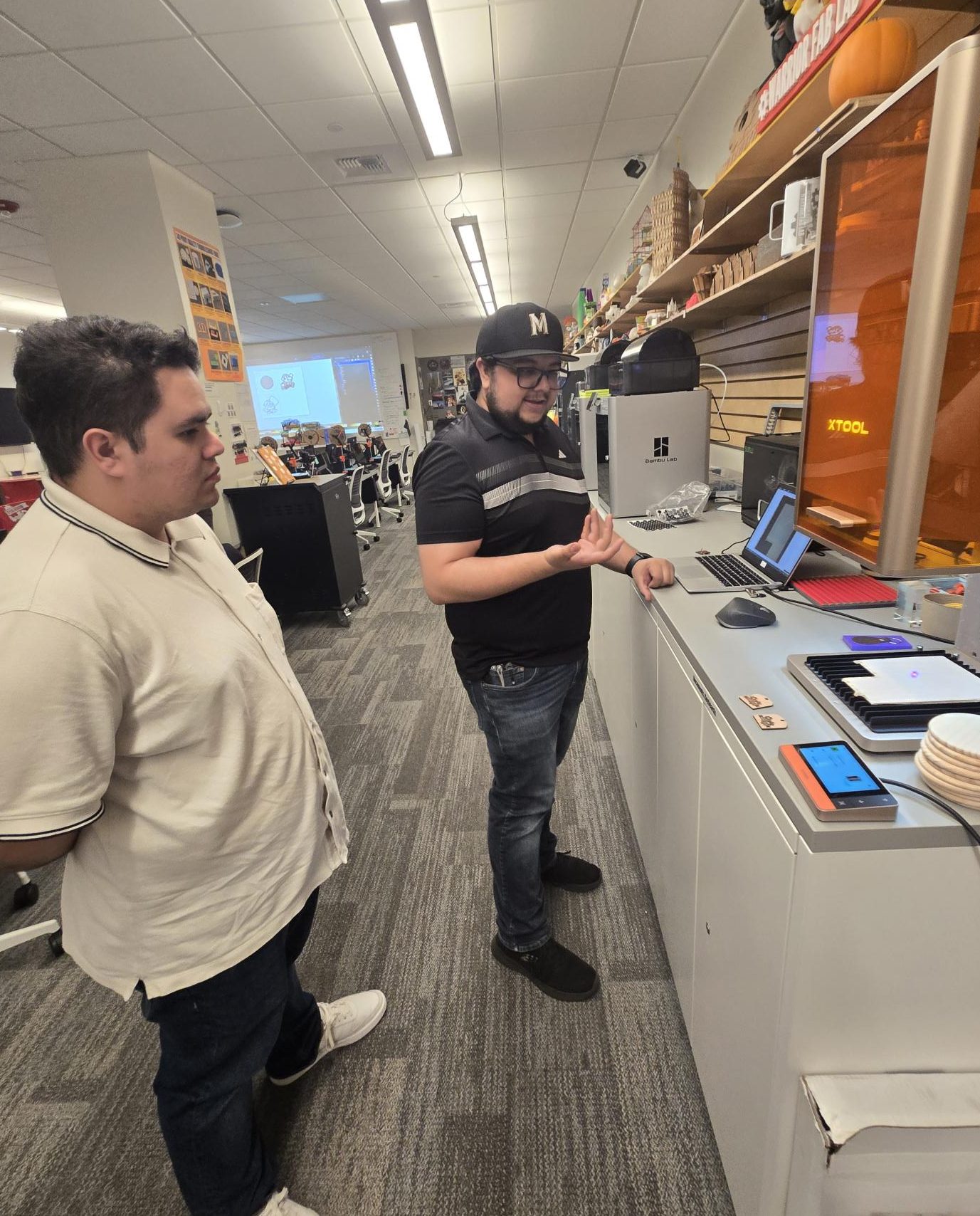 Fab Lab workshop brings student designs to life with laser engraving