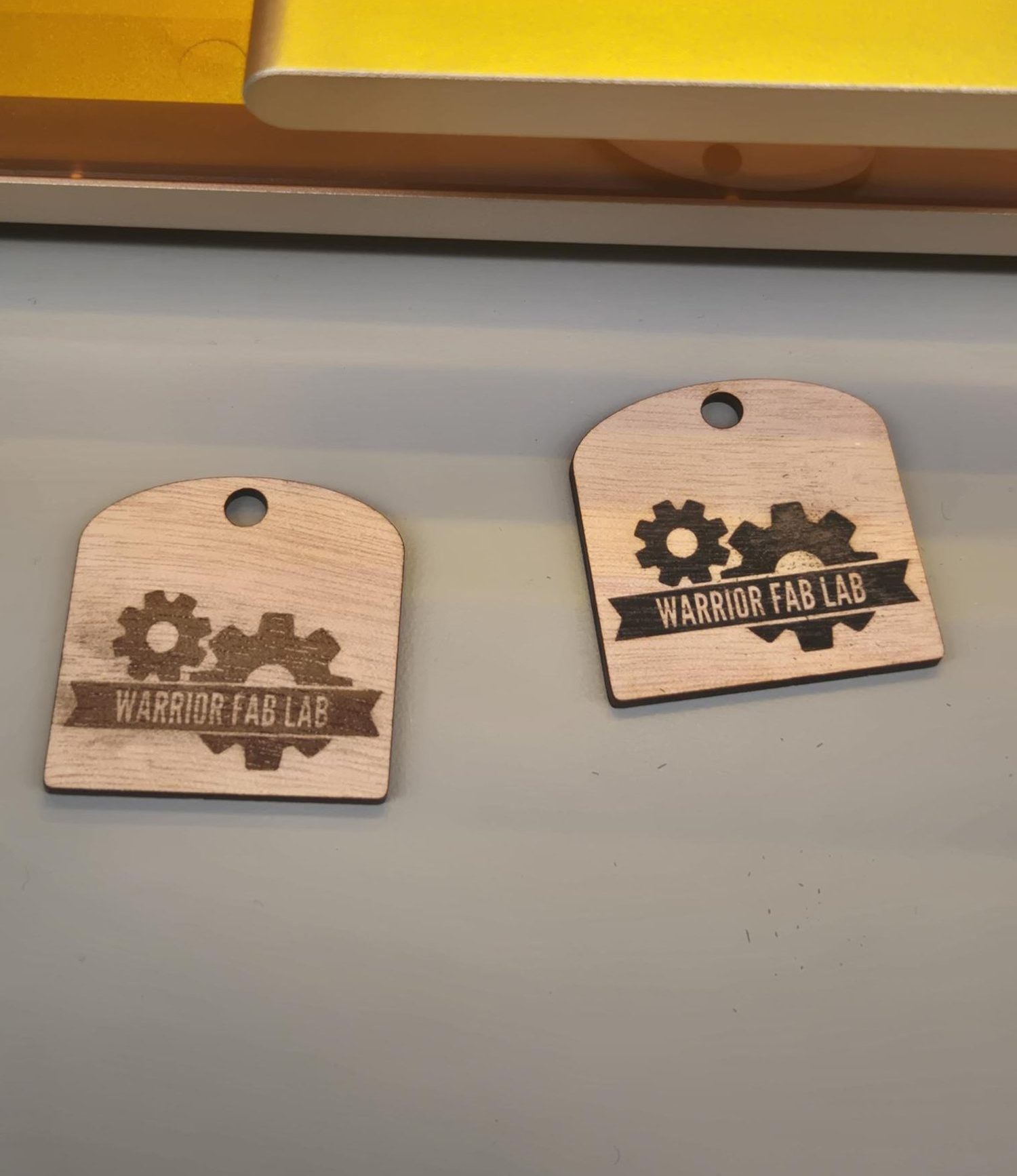 Fab Lab workshop brings student designs to life with laser engraving