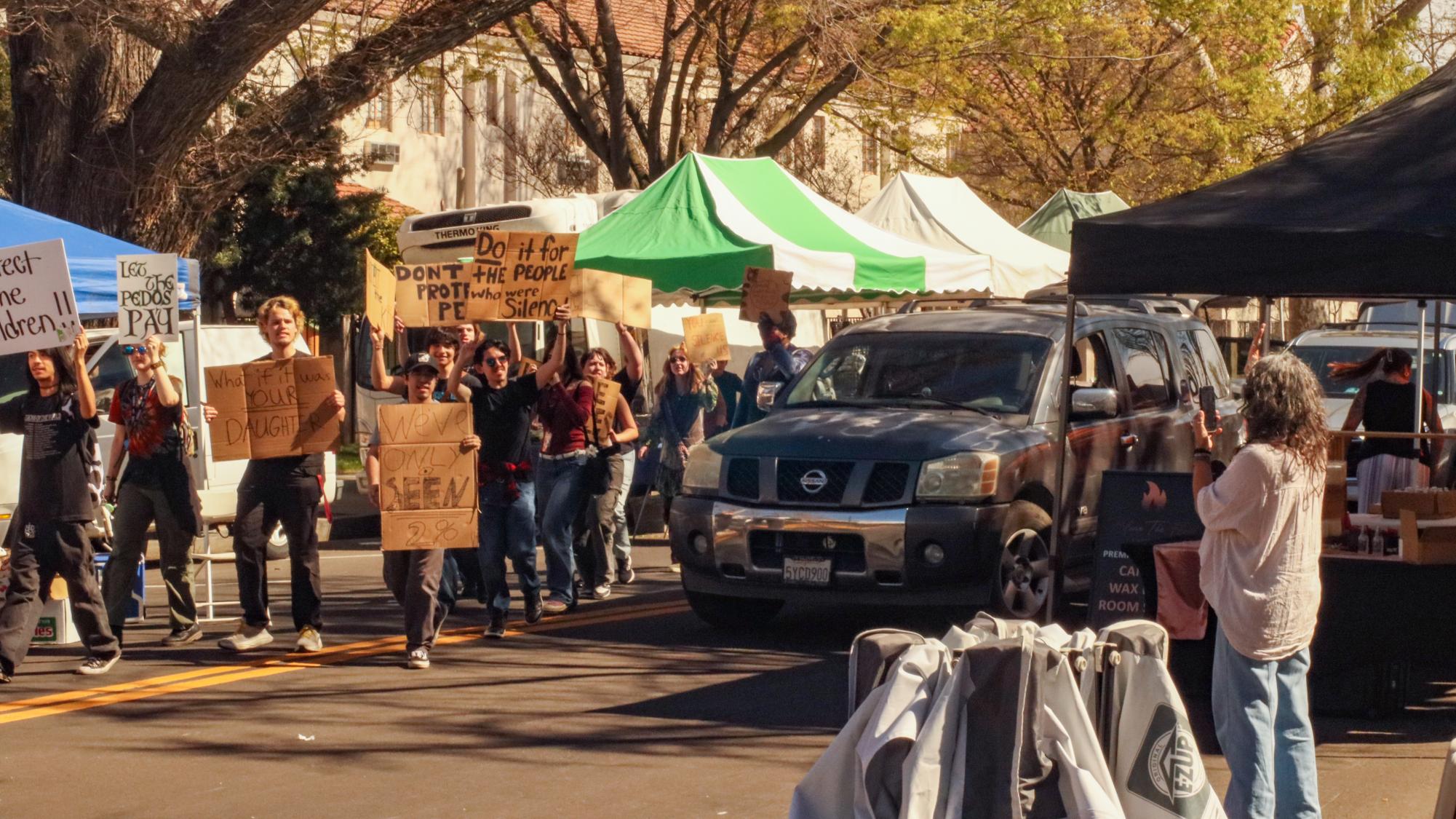 MJC students hold "Protect the Kids" protest in Modesto