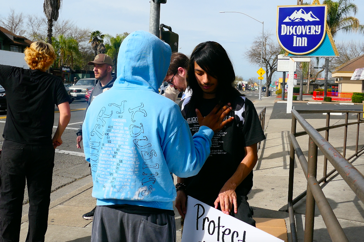 MJC students hold "Protect the Kids" protest in Modesto