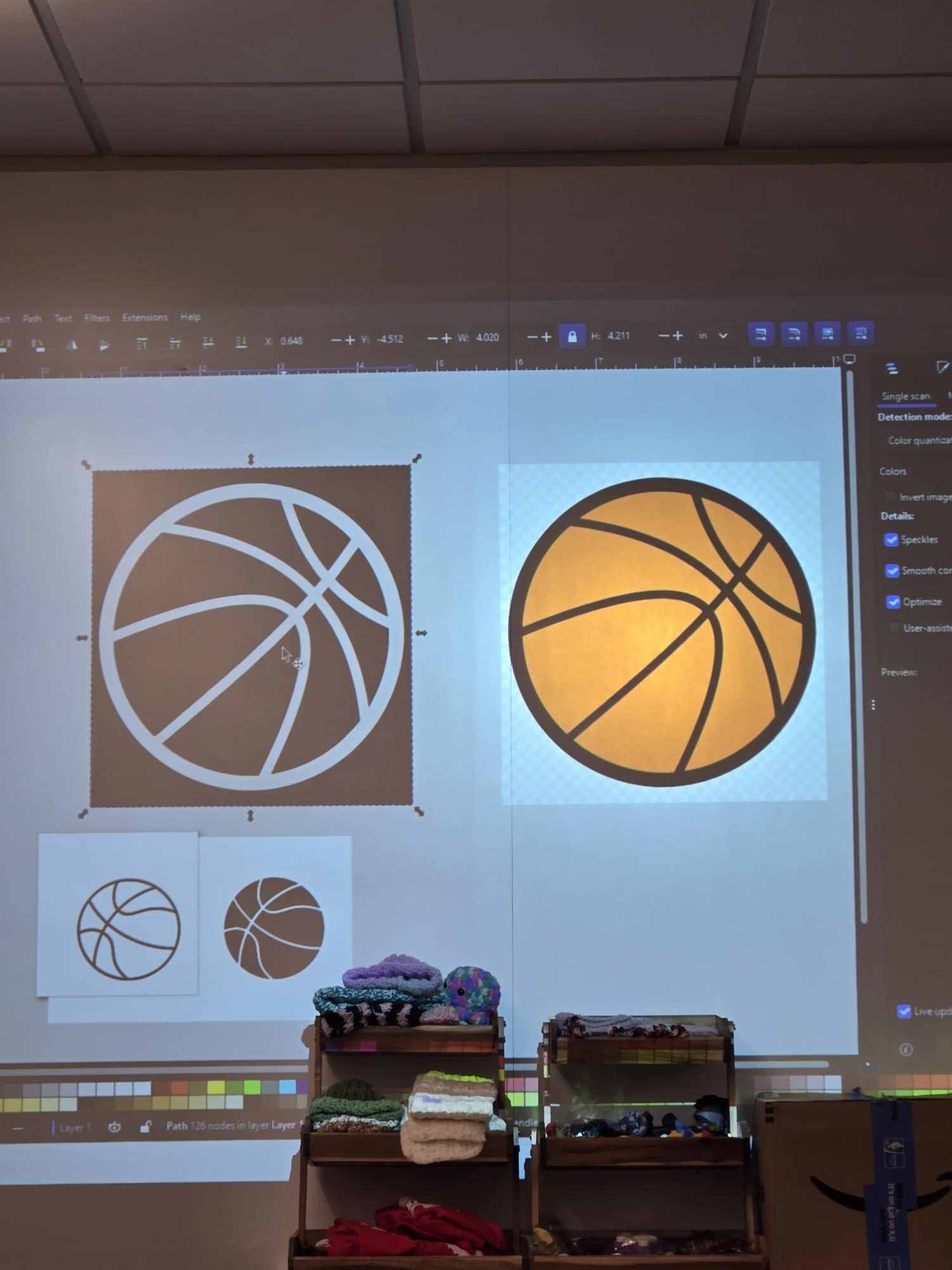 Fab Lab workshop brings student designs to life with laser engraving