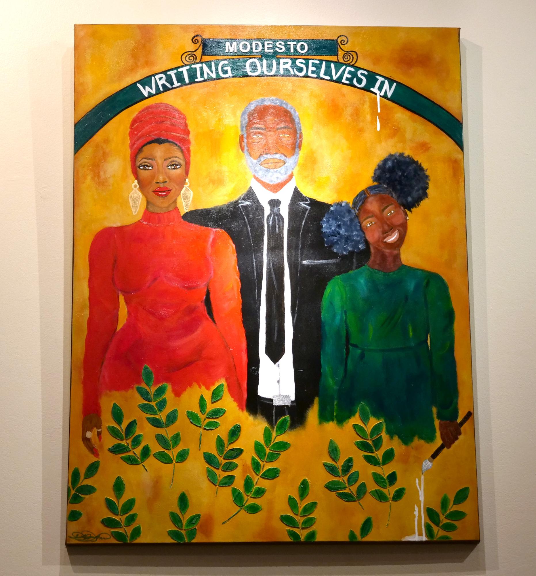 Modesto poet laureate Angela Drew writes us into her exhibit