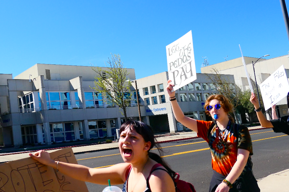 MJC students hold "Protect the Kids" protest in Modesto