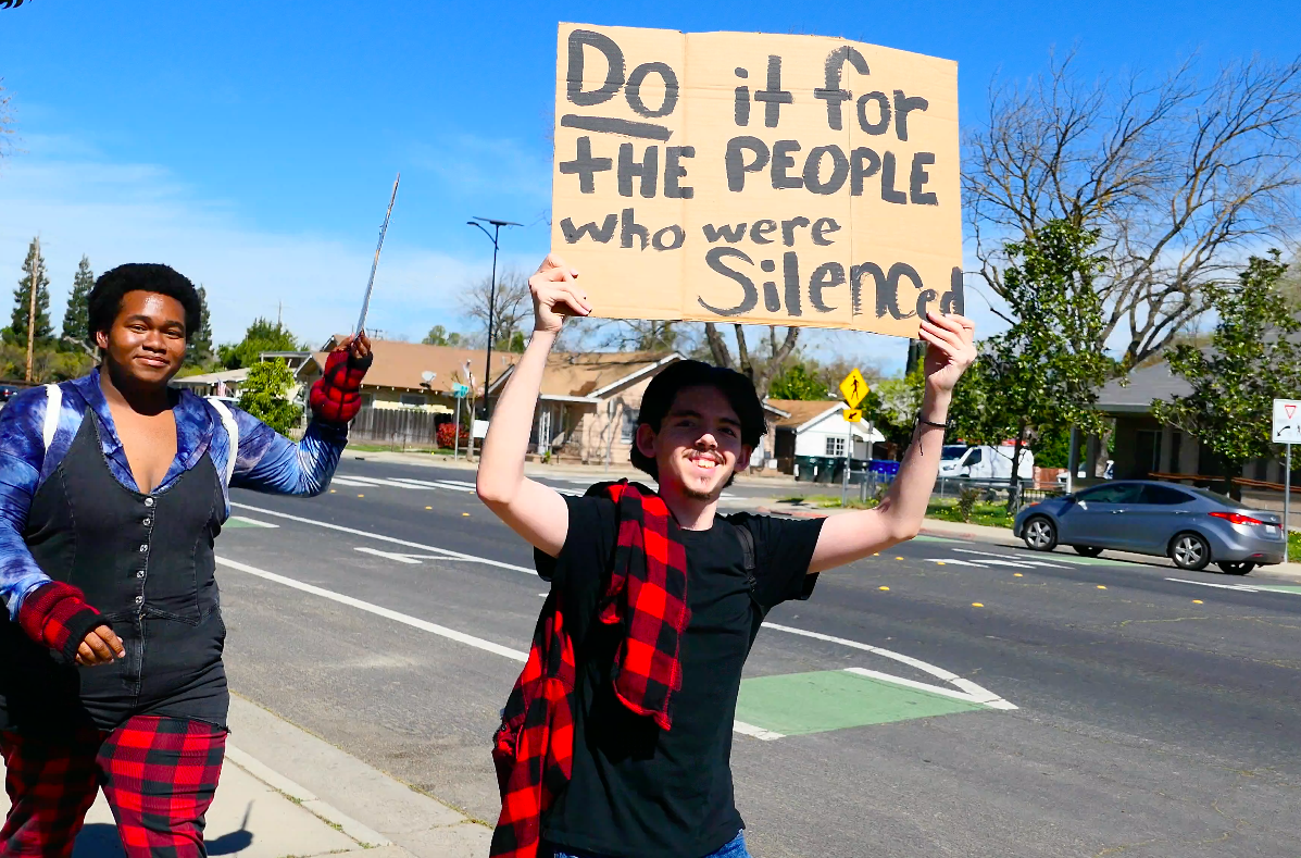MJC students hold "Protect the Kids" protest in Modesto