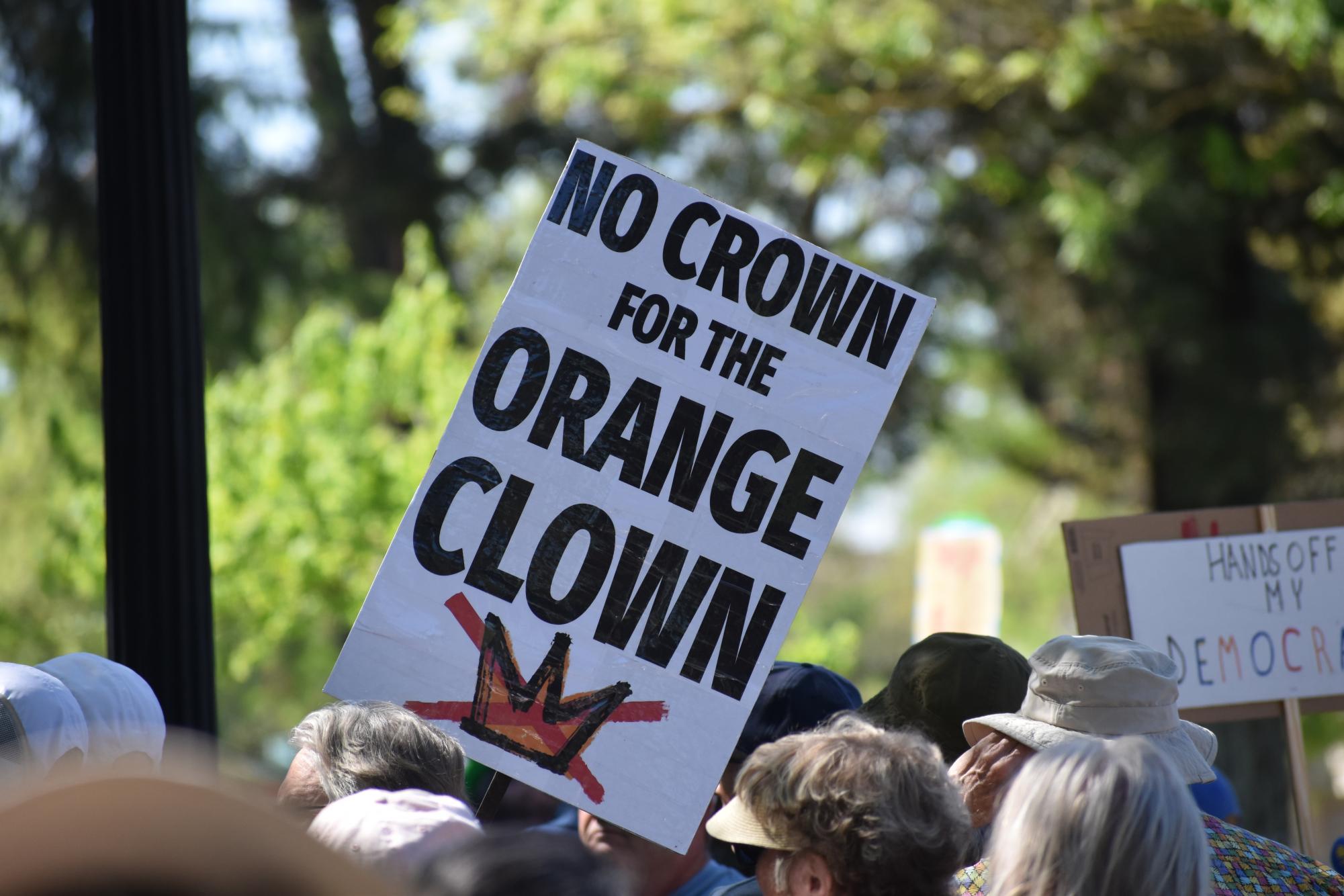 Modesto participates in nationwide "No Kings" protest
