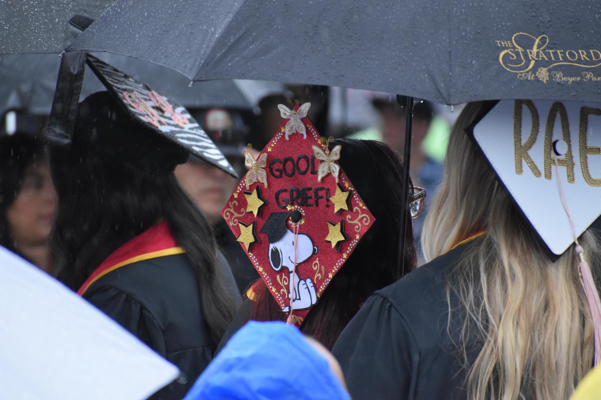 Rain did not dampen the bright future of College of Education, Kinesiology and Social work graduates