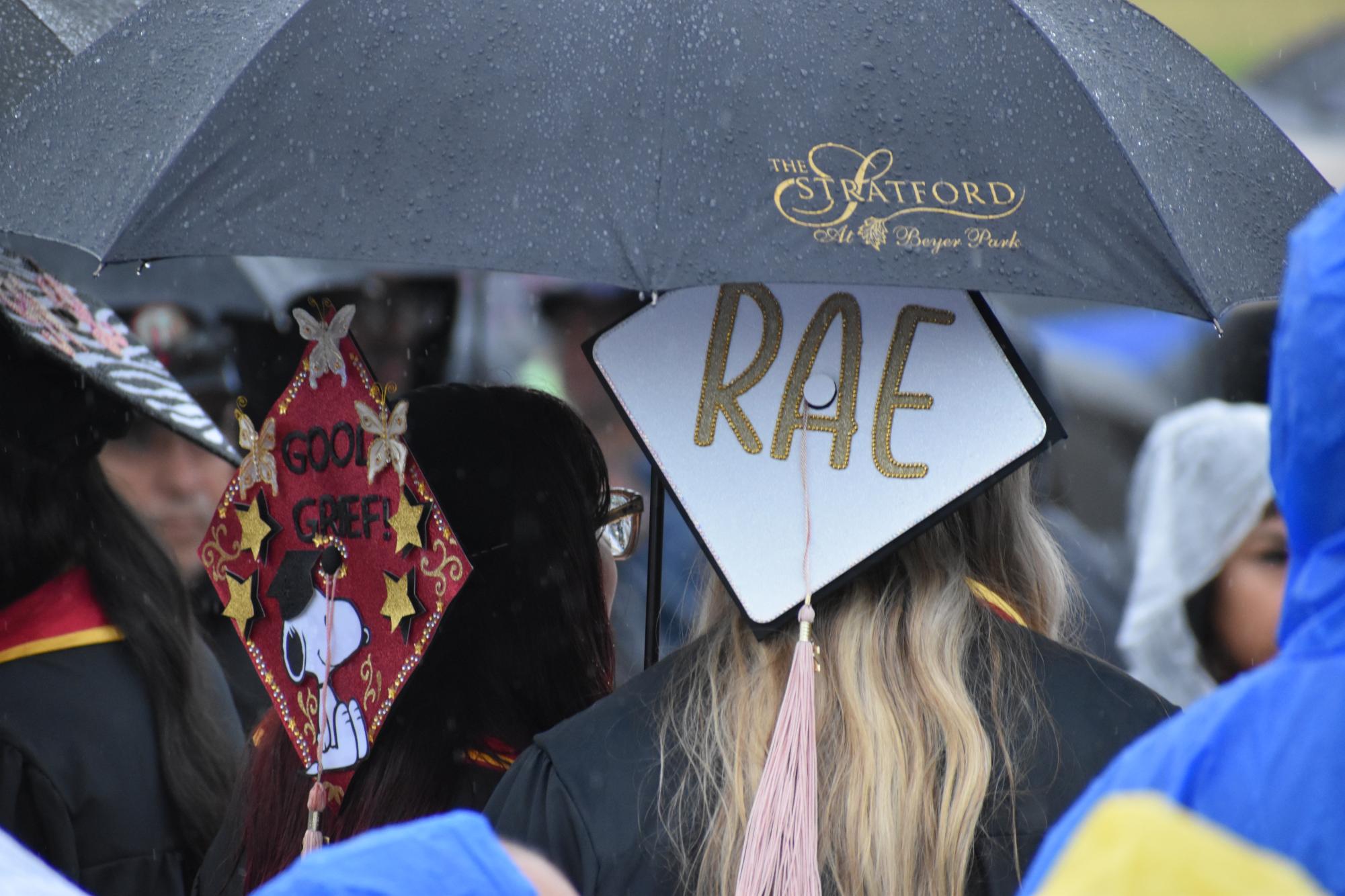 Rain did not dampen the bright future of College of Education, Kinesiology and Social work graduates