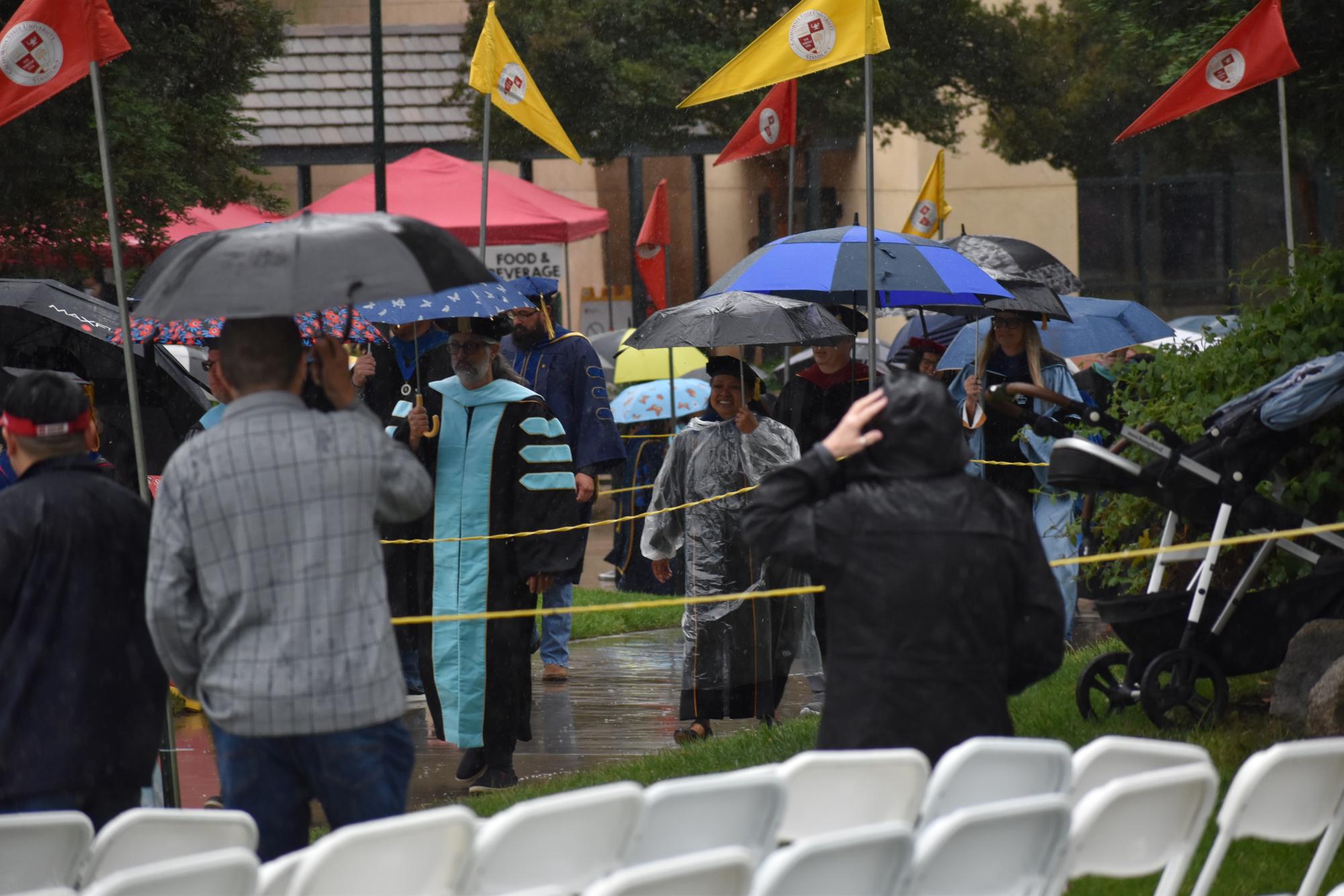 Rain did not dampen the bright future of College of Education, Kinesiology and Social work graduates