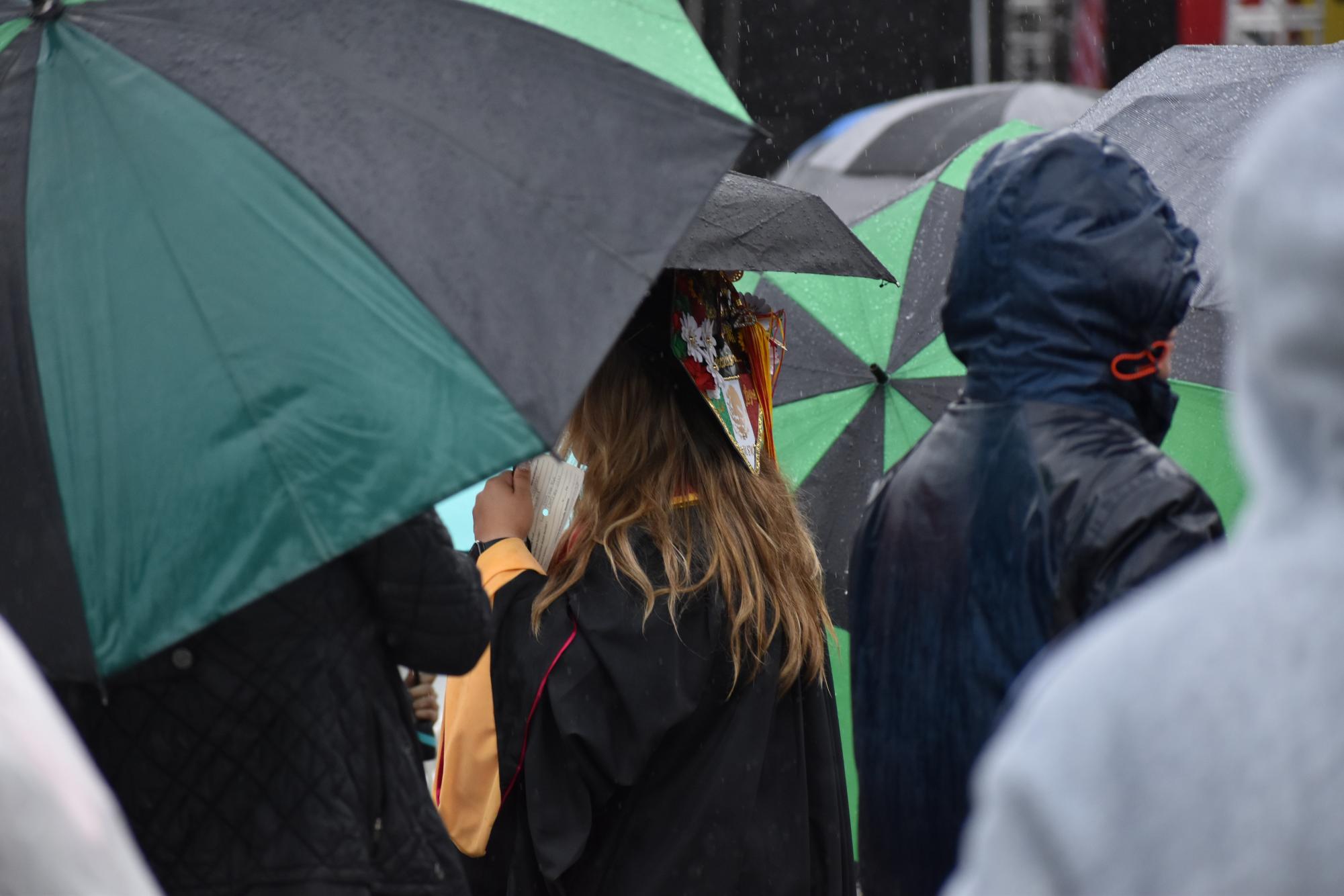 Rain did not dampen the bright future of College of Education, Kinesiology and Social work graduates
