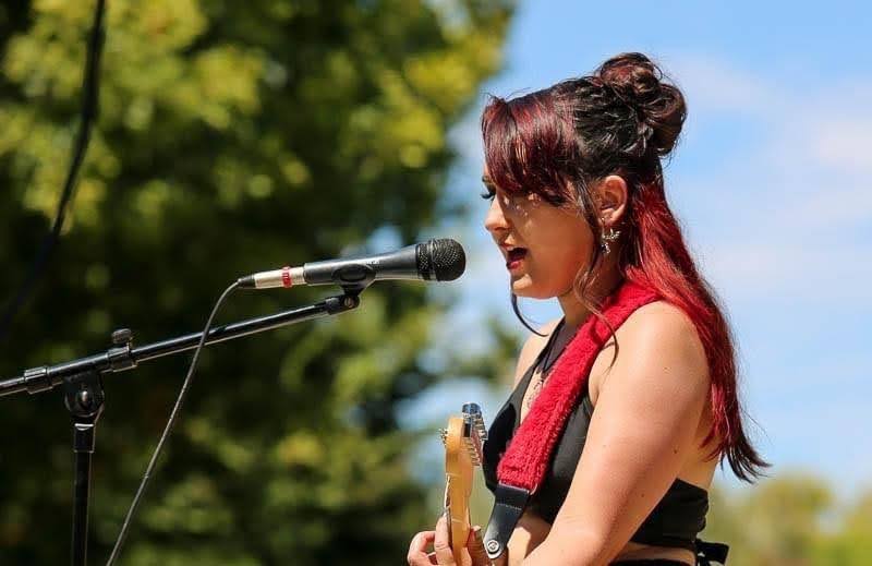 Lina Crouson performing during a concert. (Photo provided by Lina Crouson)
