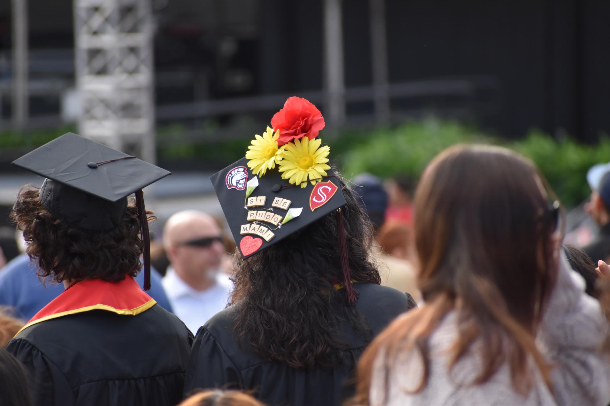 Cheers and tears for the first day of commencement
