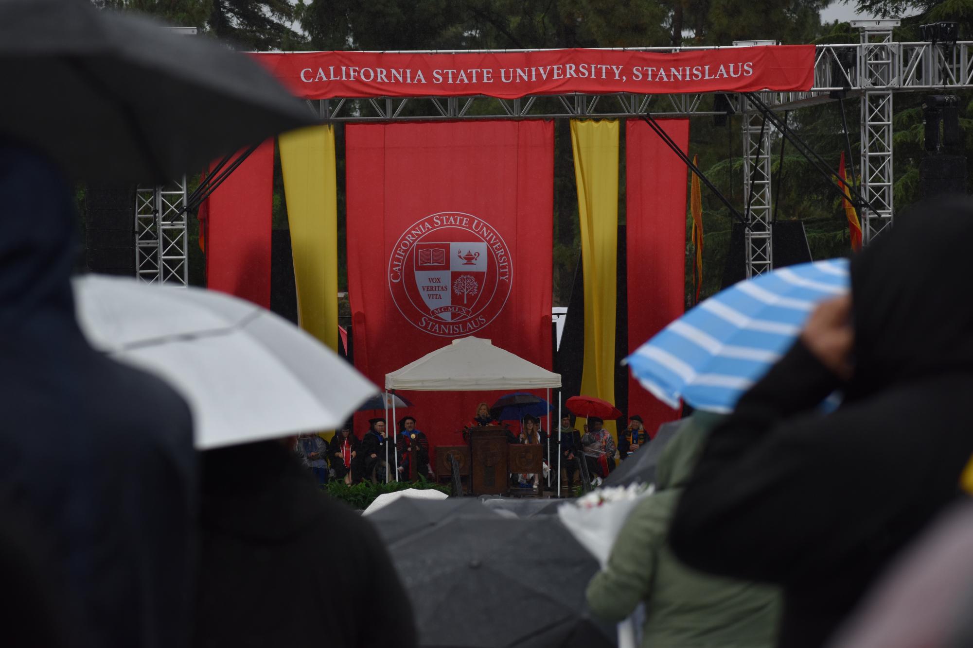 Rain did not dampen the bright future of College of Education, Kinesiology and Social work graduates