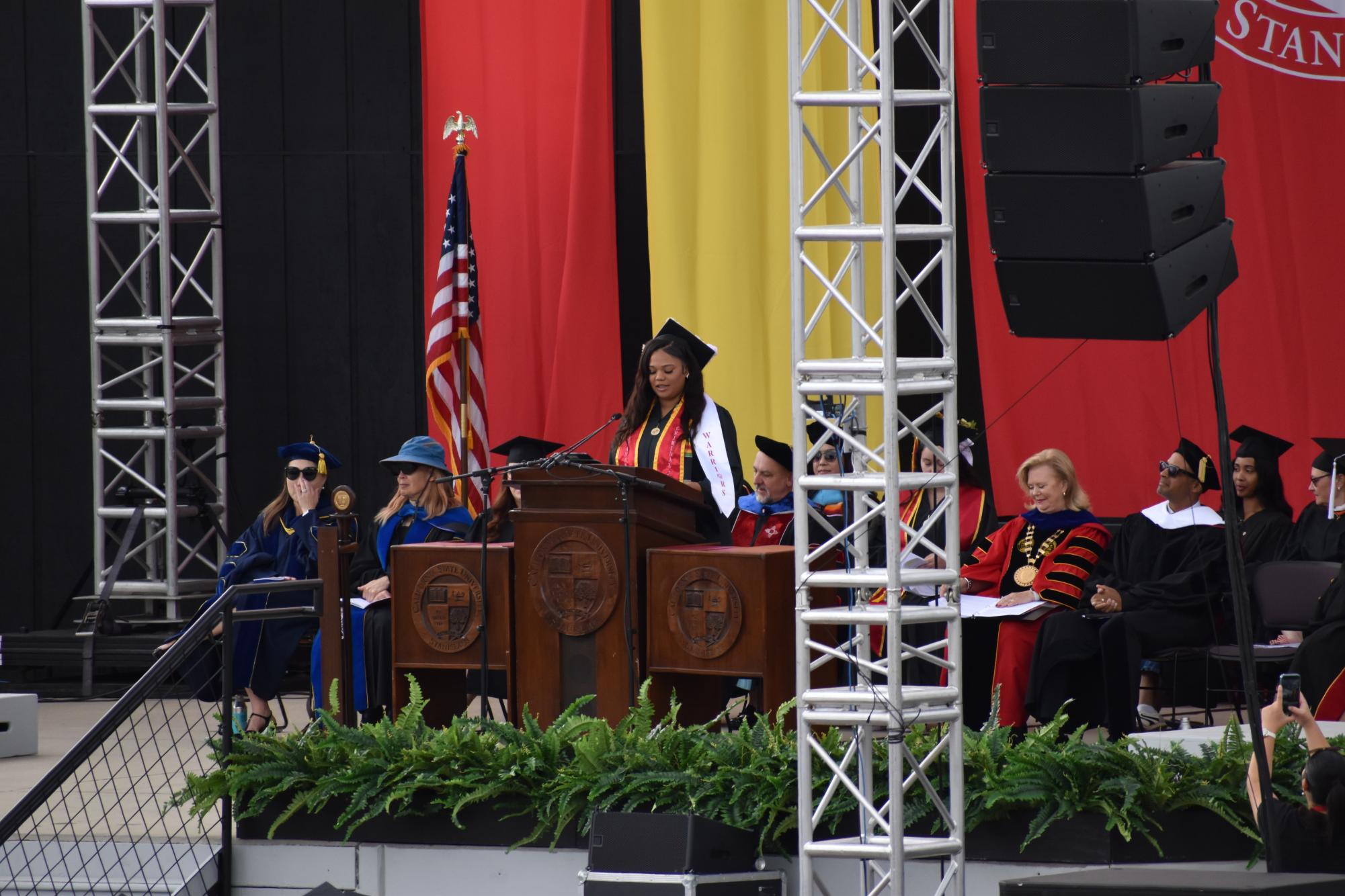 Cheers and tears for the first day of commencement