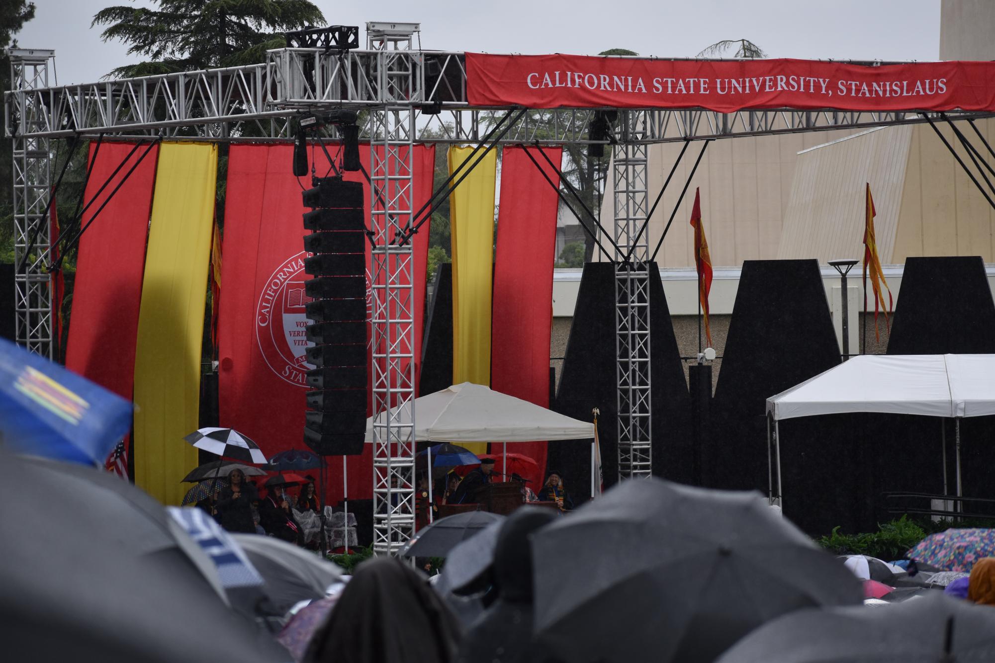 Rain did not dampen the bright future of College of Education, Kinesiology and Social work graduates