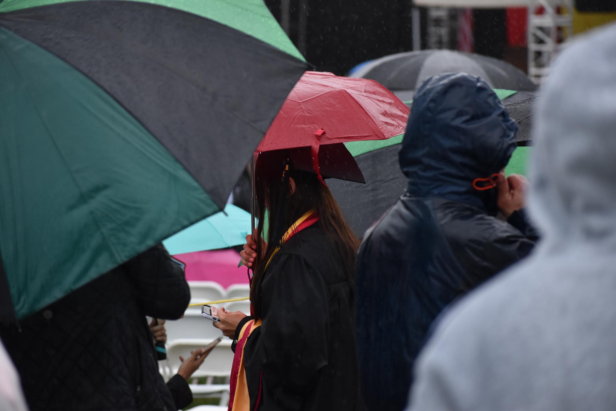 Rain did not dampen the bright future of College of Education, Kinesiology and Social work graduates