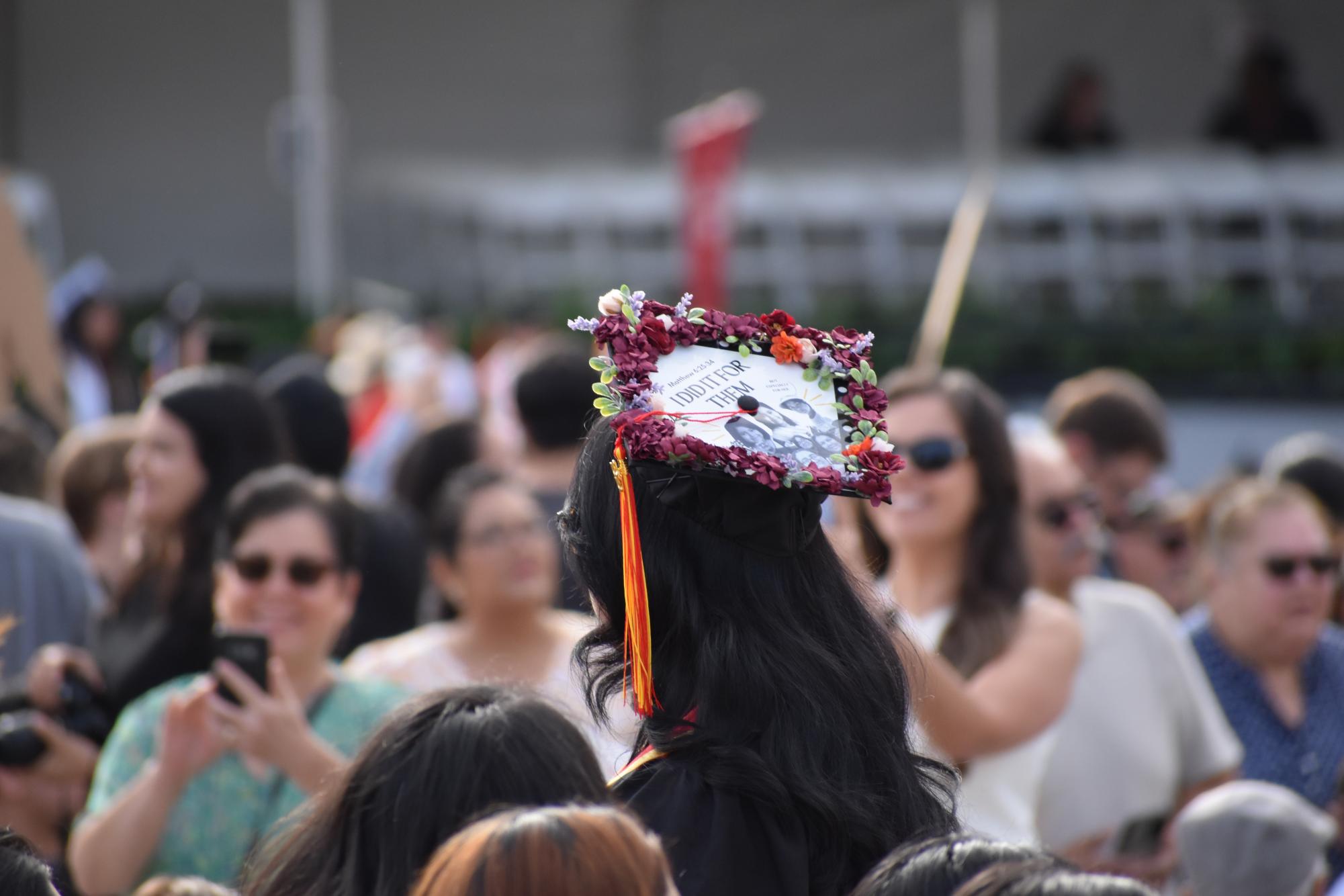 Cheers and tears for the first day of commencement