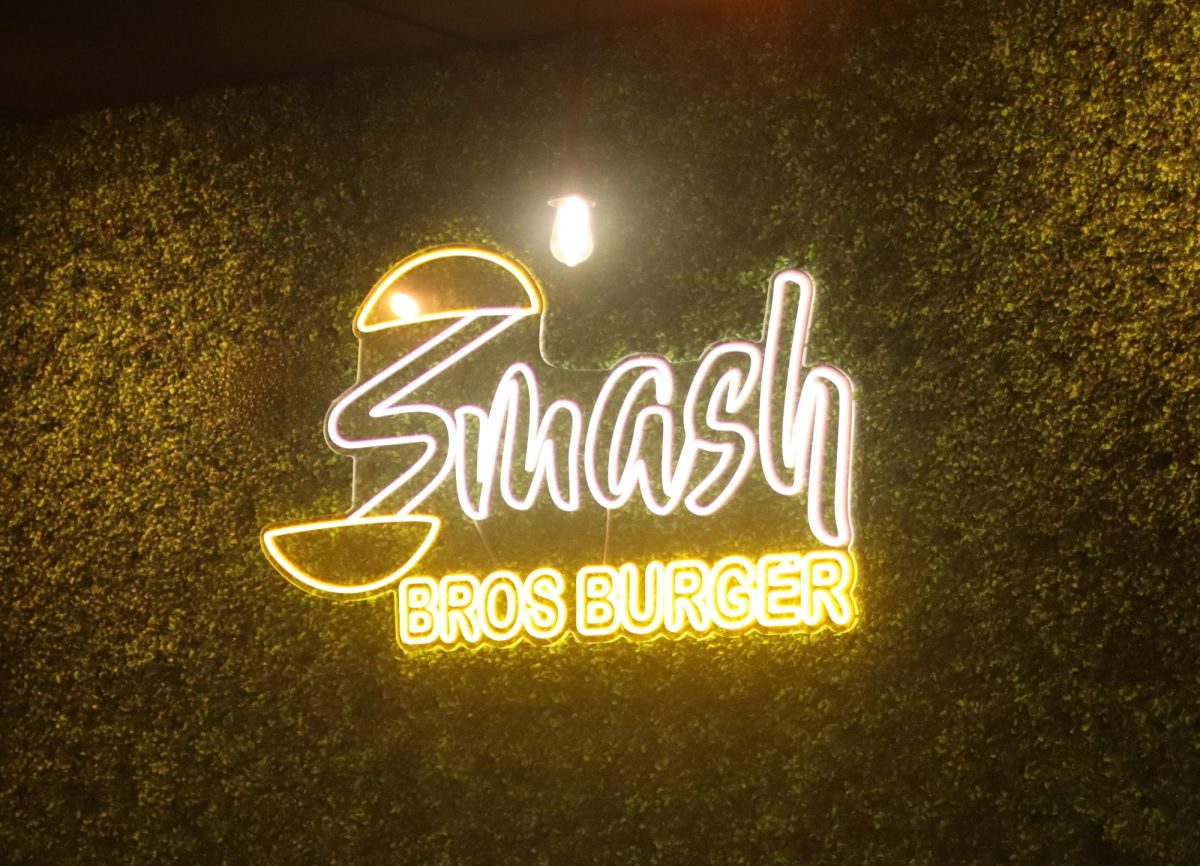 Interior sign at the Smash Bros Burger on Feb. 1, 2026, in Turlock.