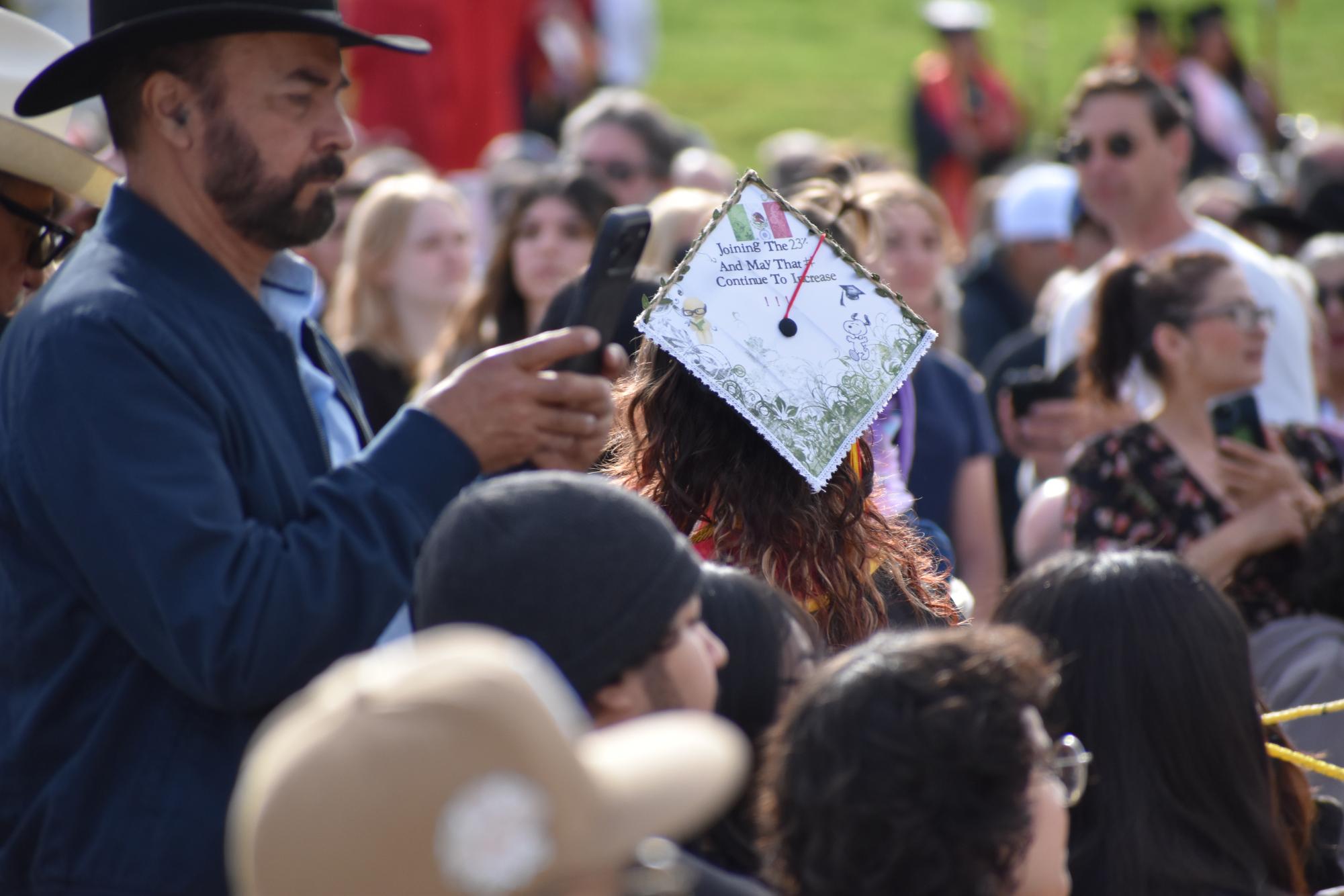 Cheers and tears for the first day of commencement