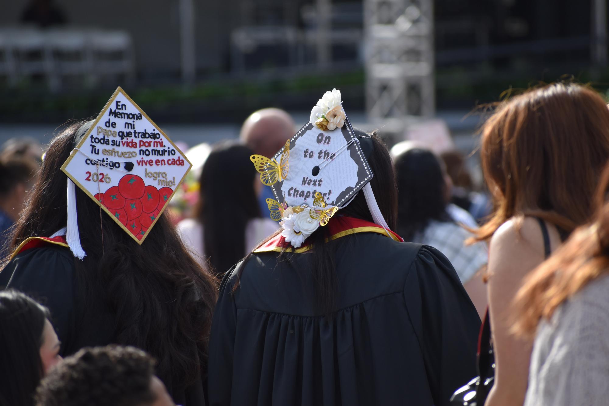 Cheers and tears for the first day of commencement