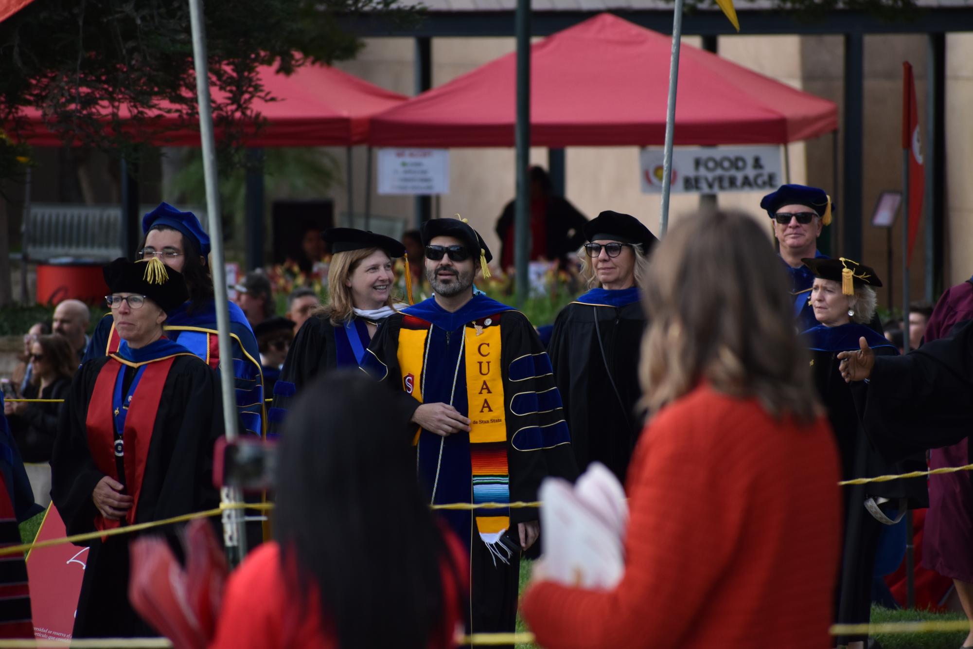 Cheers and tears for the first day of commencement