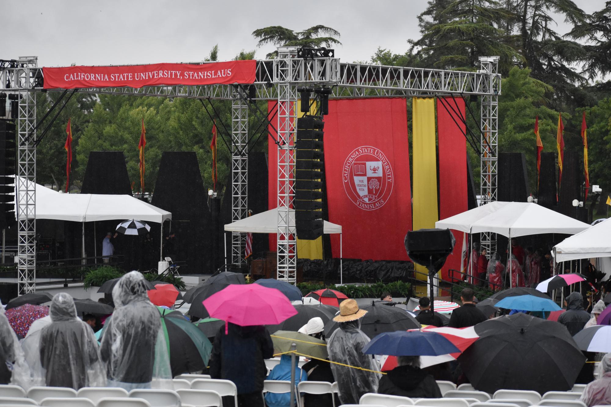 Rain did not dampen the bright future of College of Education, Kinesiology and Social work graduates